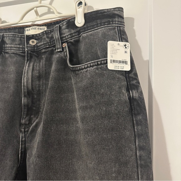 Free People We The Free Xena Slim Straight Jeans in Dark Night Size 32 Women’s - Picture 6 of 16